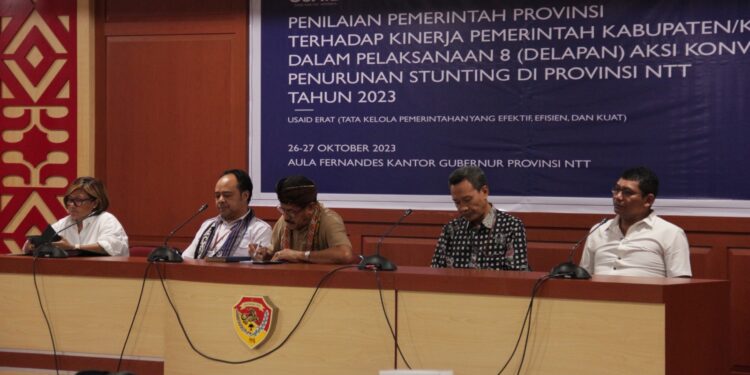 Penilaian Kinerja Aksi Konvergensi Penurunan Stunting Di Provinsi NTT Tahun 2023