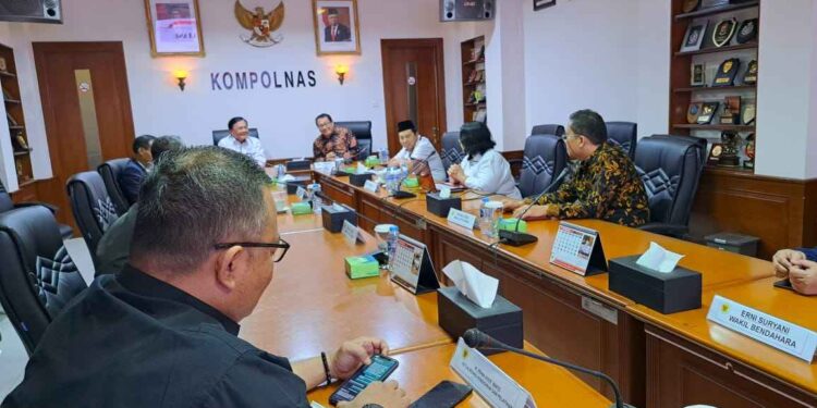Ikut Wujudkan Pemilu Damai dan Bermartabat, SMSI Pusat Audensi dengan Kompolnas