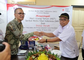 HUT Ke-7 Tahun, SMSI Provinsi Banten Gelar Donor Darah