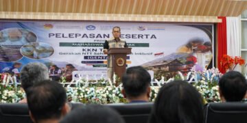 Gubernur Melki Lepas 2.319 Mahasiswa KKN GENTASKIN, Tekankan Pengabdian Berdampak bagi Masyarakat