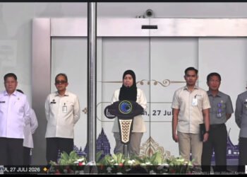 Hadiri Apel Bersama Nasional, Kanwil Kemenkum NTT Perkuat Komitmen ASN Berintegritas