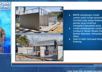 BNPB Siapkan Huntara untuk Korban Gempa NTT, 97.215 Rumah Terdampak